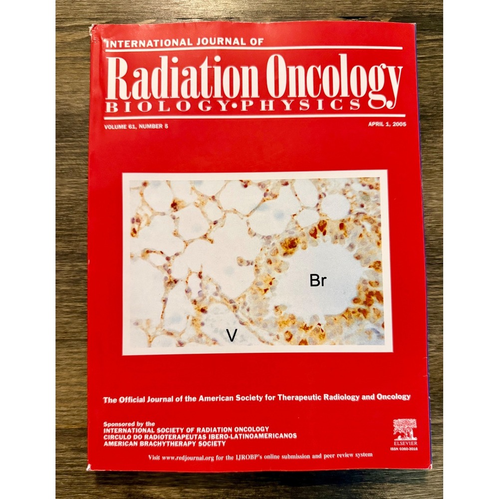 Elsevier Radiation Oncology Journal Vol 61 No 5 April 2005 Red Medical Book